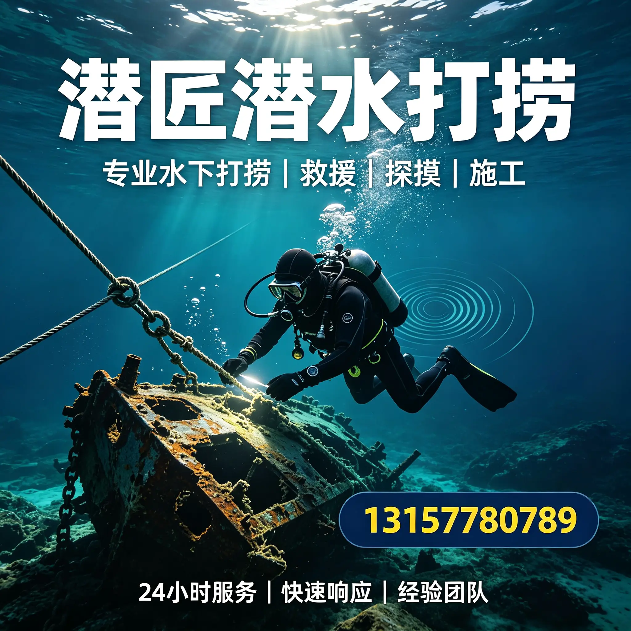 保定水下打捞作业服务产品